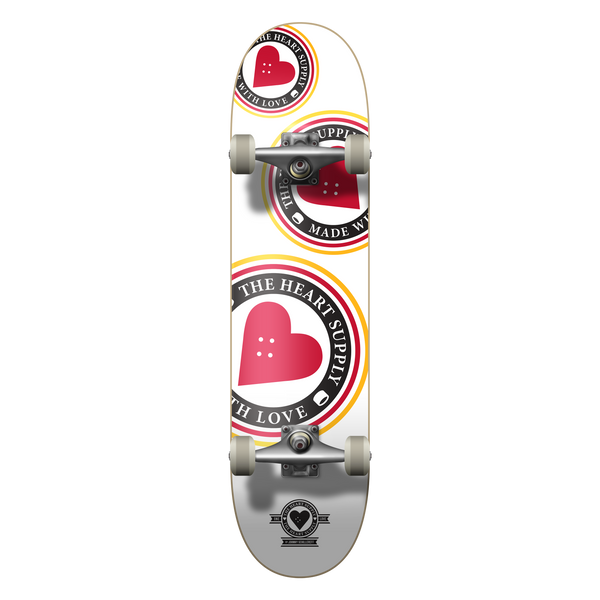 Orbit Logo White Complete Skateboard