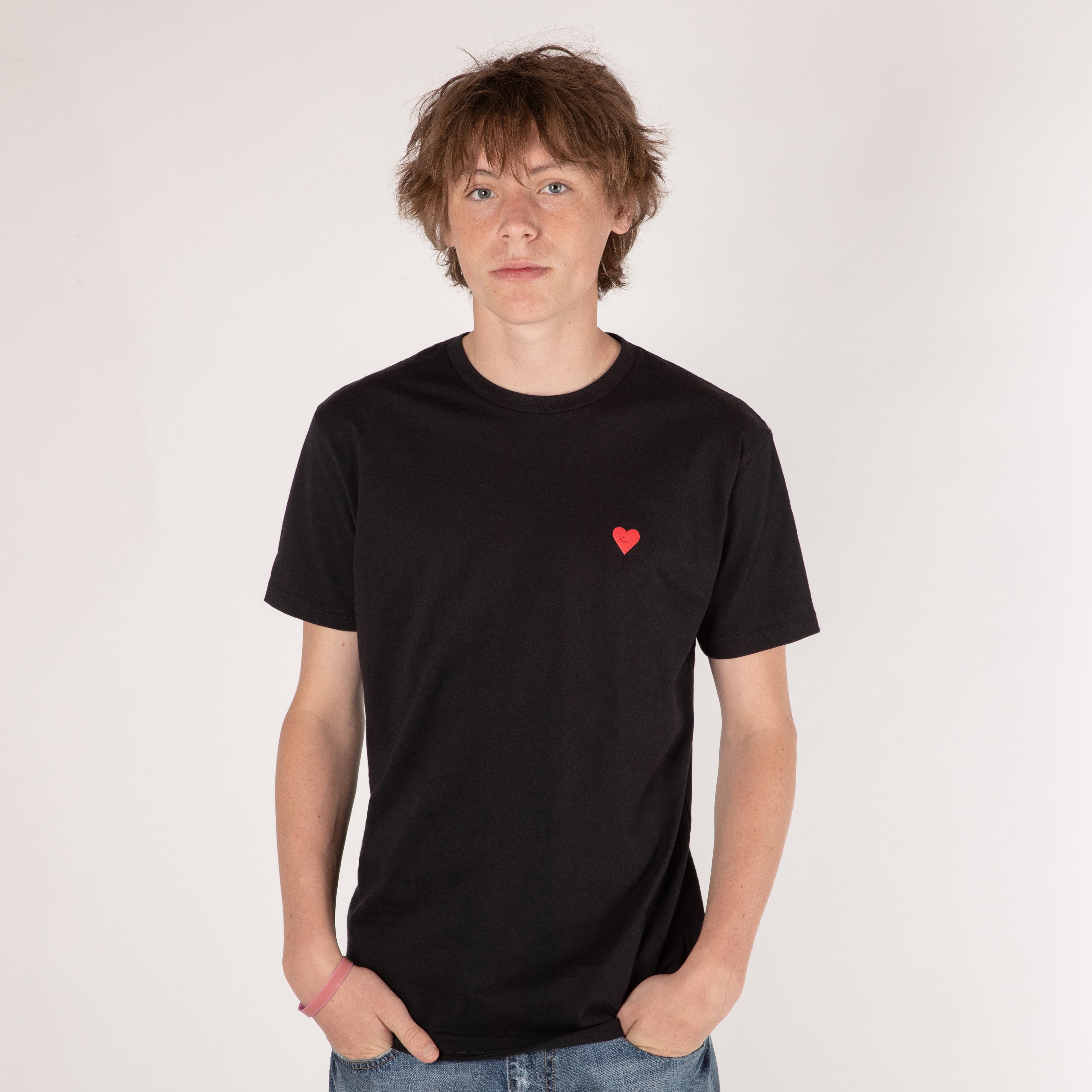 Red Heart Logo Tee – The Heart Supply