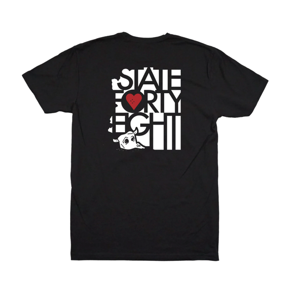 Men's Heavy Crew Neck The Heart Supply | Faded Black