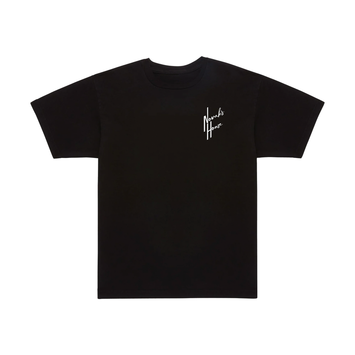 Novak Logo Tee - Black – The Heart Supply