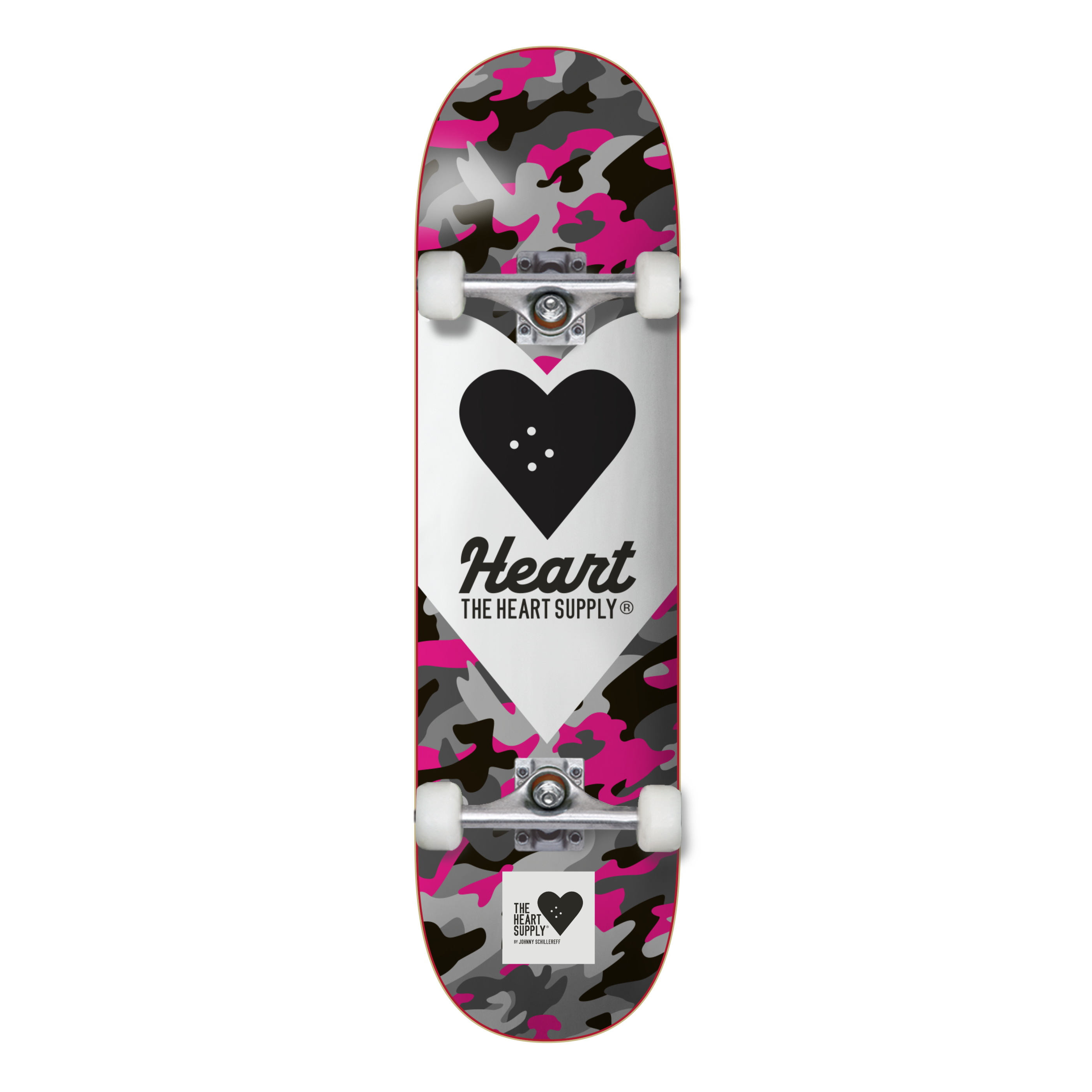Supreme 分厚かっ Camo Logo Skateboard Pink