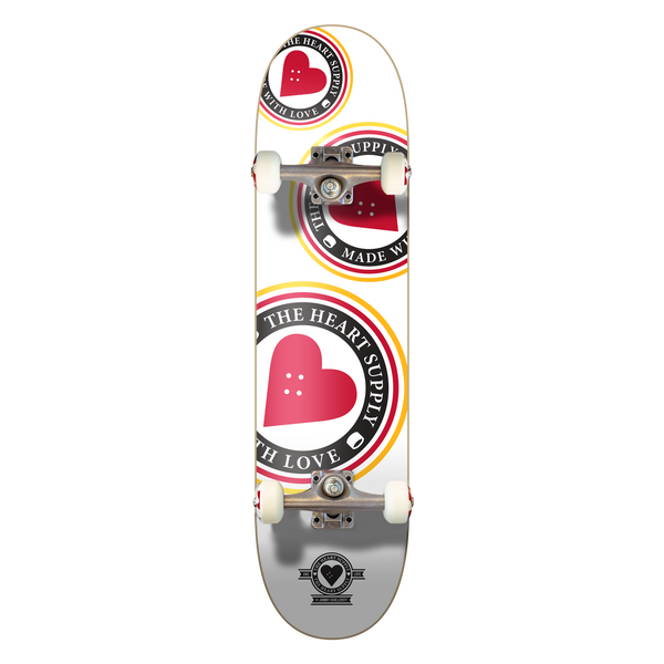 Orbit Logo White Complete Skateboard
